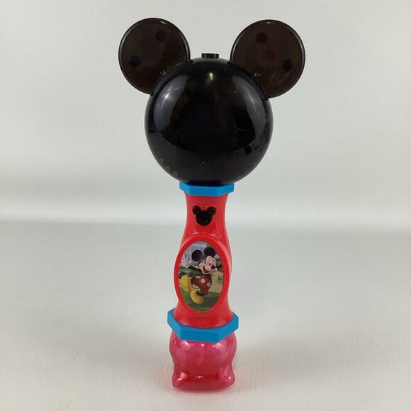 Disney Other - Disney Mickey Mouse Lights Sounds Magical Bubble Wand Musical Toy Easy Grip